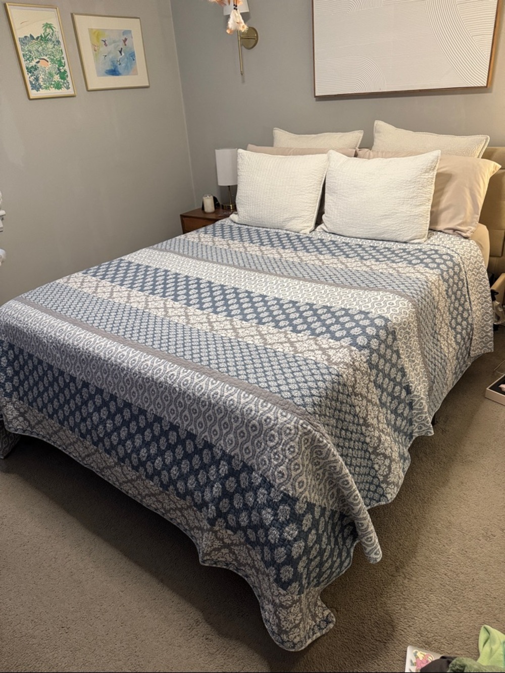 Duel sided king size quilt